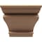 Ekena Millwork 7"W x 14"D x 7"H Wide Mayflower Rough Cedar Woodgrain TimberThane Corbel, Primed Tan CORUR07X14X07MAYRCPR - alternate 4